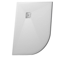 Душевой поддон асимметричный RGW ST/AR-W Белый  800x1200 16154128-01R  