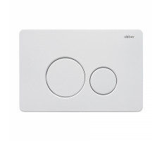 Кнопка смыва ABBER AC0121MW белая матовая 
