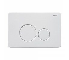 Кнопка смыва ABBER AC0121MW белая матовая Кнопка смыва ABBER AC0121MW белая матовая
