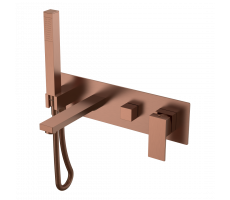Смеситель для ванны встроенный QUBIC BRUSHED BRONZE Boheme 474-2-BRB брашированная бронза Смеситель для ванны встроенный QUBIC BRUSHED BRONZE Boheme 474-2-BRB брашированная бронза