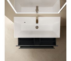 Тумба под умывальник 100см AQUAme AQM900310GM Антрацит Тумба под умывальник 100см AQUAme AQM900310GM Антрацит