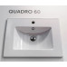 Раковина мебельная Sanita Luxe Quadro 60х47х16.4, керамика, цвет Белый QDR60SLWB01 