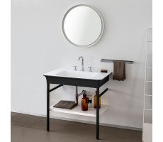 Консоль под раковину с полкой Agape Novecento XL ACER1072G цвет: матовый темный серый Консоль под раковину с полкой Agape Novecento XL ACER1072G цвет: матовый темный серый