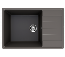 Мойка ULGRAN Quartz асфальт Prima 760-09 