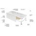 Монтажный комплект к акриловой ванне Roca Madeira 180x80 24F177000