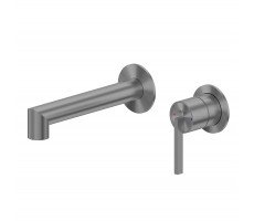 Смеситель ABBER Perfekte 316 AF8A12BGG скрытый монтаж для раковины, оружейная сталь брашированная Смеситель ABBER Perfekte 316 AF8A12BGG скрытый монтаж для раковины, оружейная сталь брашированная