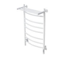Полотенцесушитель электрический Comfysan Noumi EC-8 80/40 с полкой, белый 
