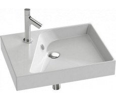 Раковина RYTHMIK 1 отверстие для смесителя с левой стороны 60х46см Jacob Delafon EXQ112-00 