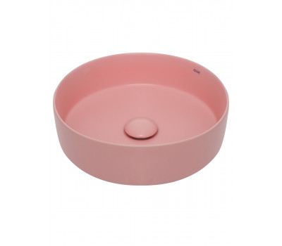 Раковина накладная круглая AQUAme AQM5012 розовый матовый Раковина накладная круглая AQUAme AQM5012 розовый матовый