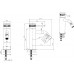Смеситель для биде Allen Brau Priority 5.31A04-MG (с донным клапаном) графит браш 