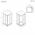 Душевое ограждение 90x90 см, без поддона AM.PM Sunny W87G-403-9090-MT  