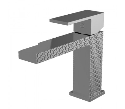 Смеситель для раковины Knotlor KN-20/GMP, оружейная сталь