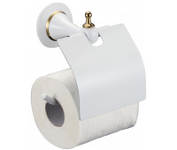 Держатель для туалетной бумаги с крышкой Savol S-06951W белый 