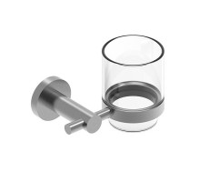 Стакан настенный NEMO NM-01021BGM Gun metal Стакан настенный NEMO NM-01021BGM Gun metal