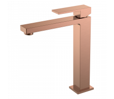 Смеситель для умывальника высокий QUBIC COPPER BRUSHED Boheme 472-CB брашированная медь Смеситель для умывальника высокий QUBIC COPPER BRUSHED Boheme 472-CB брашированная медь