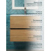 Тумба с раковиной для ванной подвесная Uperwood Barsa 60х45х57 см, черная/дуб сонома, раковина белая 2930205645 Тумба с раковиной для ванной подвесная Uperwood Barsa 60х45х57 см, черная/дуб сонома, раковина белая 2930205645