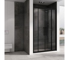 Душевая дверь ABBER Schwarzer Diamant AG33150BH черный матовый 
