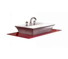 Столешница стекло Armadi Art 100см прямая бордо 853-100-BR 