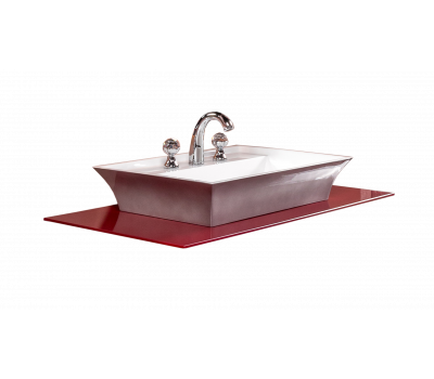 Столешница стекло Armadi Art 100см прямая бордо 853-100-BR 