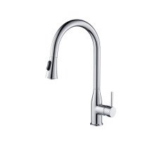 Смеситель для кухни с выдвижной лейкой Timo Saona хром 2336/00FL хром 