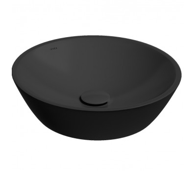 Раковина ISVEA SistemaY Soft накладная ШГВ 450*450*120 отверстия для смесителя отсутствуют цвет черный матовый 10SY66045-2N 
