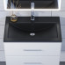 Раковина для ванной кварцевая Uperwood Foster Quartz 70х45,5х17,5 см, черная матовая, уголь 291030034 