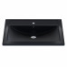Раковина для ванной кварцевая Uperwood Foster Quartz 70х45,5х17,5 см, черная матовая, уголь 291030034 