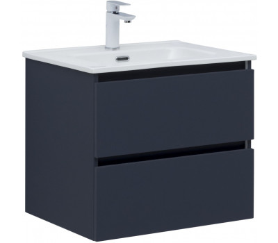 Тумба с раковиной Aquanet Вега 2.0 60 2 ящ. цв.маренго (раковина Flat) 00344761 Тумба с раковиной Aquanet Вега 2.0 60 2 ящ. цв.маренго (раковина Flat) 00344761