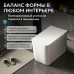 Унитаз ABBER Rechteck AC1212P приставной белый с импульсным смывом 