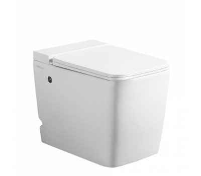 Унитаз ABBER Rechteck AC1212P приставной белый с импульсным смывом 