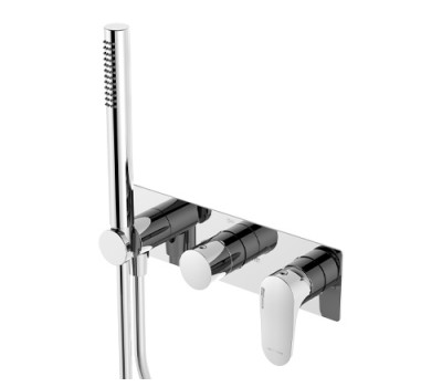Смеситель для ванны и душа WasserKRAFT Dinkel 5800 5877 Хром 