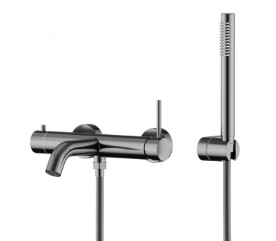 Смеситель для ванны Knotlor SS-23/GM, вороненая сталь