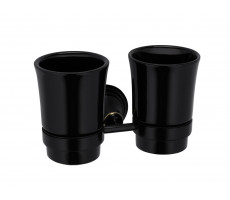 Подстаканник FIXSEN Luksor двойной FX-71607B черный 