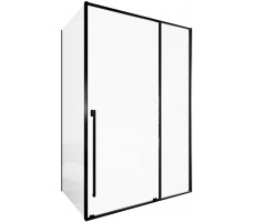 Душевой уголок Allen Brau Fantasy 140x100 3.11008.31 + 3.11014.31 черный матовый 