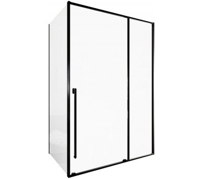 Душевой уголок Allen Brau Fantasy 140x100 3.11008.31 + 3.11014.31 черный матовый 