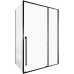 Душевой уголок Allen Brau Fantasy 140x100 3.11008.31 + 3.11014.31 черный матовый 