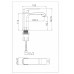 Смеситель для раковины SantiLine SL-9001 хром