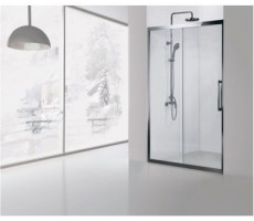 Душевая дверь Aquanet Delta NPE6121 160, прозрачное стекло 