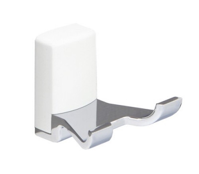 Крючок WasserKRAFT Leine K-5000 WHITE 5023DW белый матовый/хром 