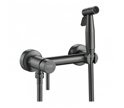 Гигиенический душ со смесителем Raffine F207T, оружейная сталь