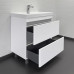 Тумба-умывальник напольная Comforty Валдай-80Н белая матовая с раковиной Comforty 4480 00-00019070 