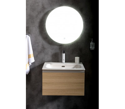 Тумба без раковины Armadi Art Vallessi 60 LIGHT OAK, 1 полка 837-060-L 