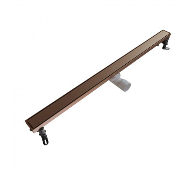 Душевой трап линейный Knotlor SDRW0900RB бронза  