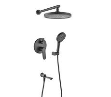 Душевая система встраиваемая Shevanik S4335H, черный