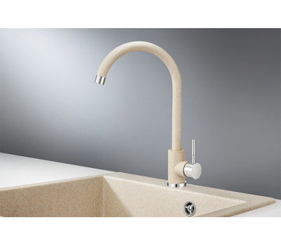 Смеситель для кухни GRANULA ST-4031, БЕЖЕВЫЙ 