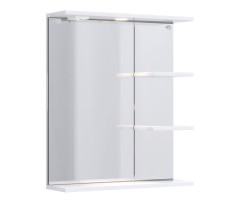 Зеркало Onika Коралл 60 белое, с подсветкой 206001 Зеркало Onika Коралл 60 белое, с подсветкой 206001