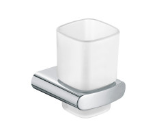 Стакан подвесной-хрусталь матовая Keuco ELEGANCE 11650019000 Хром 