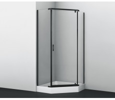 Душевой уголок WasserKRAFT Wiese 84P 84P38 черный матовый 