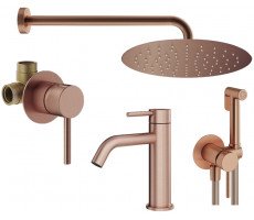 Комплект Plumberia Selection KITZXO01RS53 медь брашированная Комплект Plumberia Selection KITZXO01RS53 медь брашированная