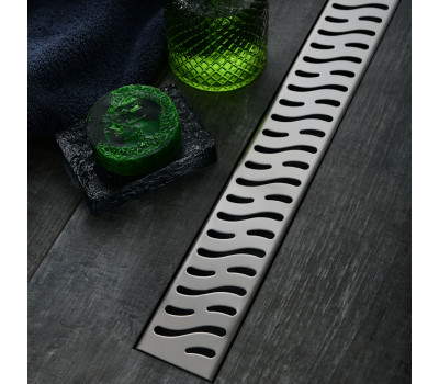 Душевой лоток Veconi Harmony Satin 450 V450HS Хром глянцевый  Душевой лоток Veconi Harmony Satin 450 V450HS Хром глянцевый